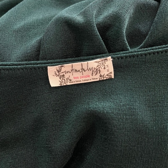 Free People Deep Teal Wrap Bodysuit - Picture 8 of 9